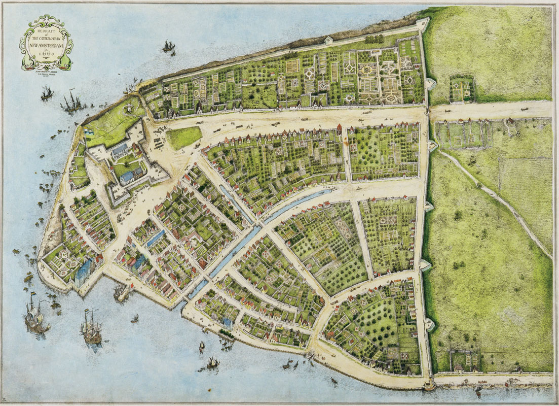 New Amsterdam vào năm 1660